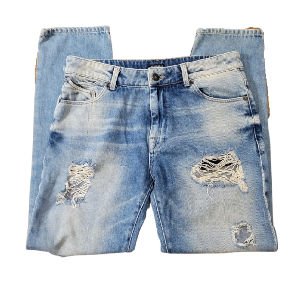 Pull and Bear distressed jeans